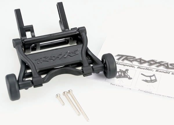 Traxxas 3678 Wheelie Bar Assembled Electric Rustler VXL Velineon Brushless