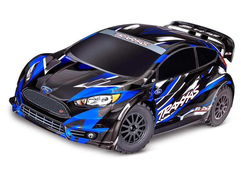 Traxxas 74154-4-BLUE FIESTA RALLY 4X4 BL-2S