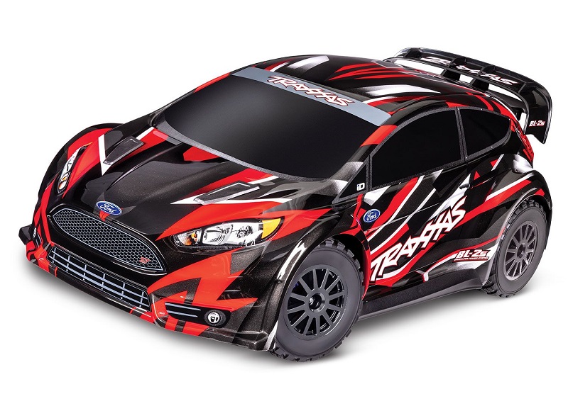 Traxxas 74154-4-RED FIESTA RALLY 4X4 BL-2S