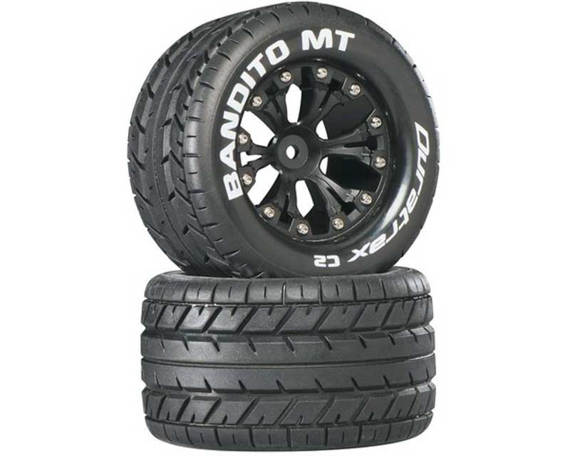 Duratrax DTXC3502 Bandito MT 2.8 inch 2WD Mounted Rear C2 Black (2)