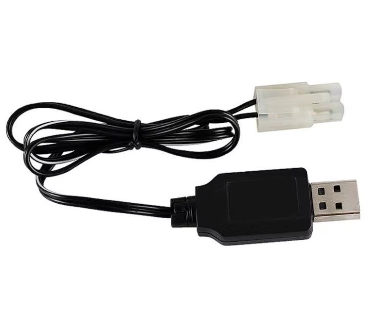 CNB Hobbies -CH-00006 7.2v NiMH Battery Charger USB Cable Tamiya Plug (Molex)(250mAh)