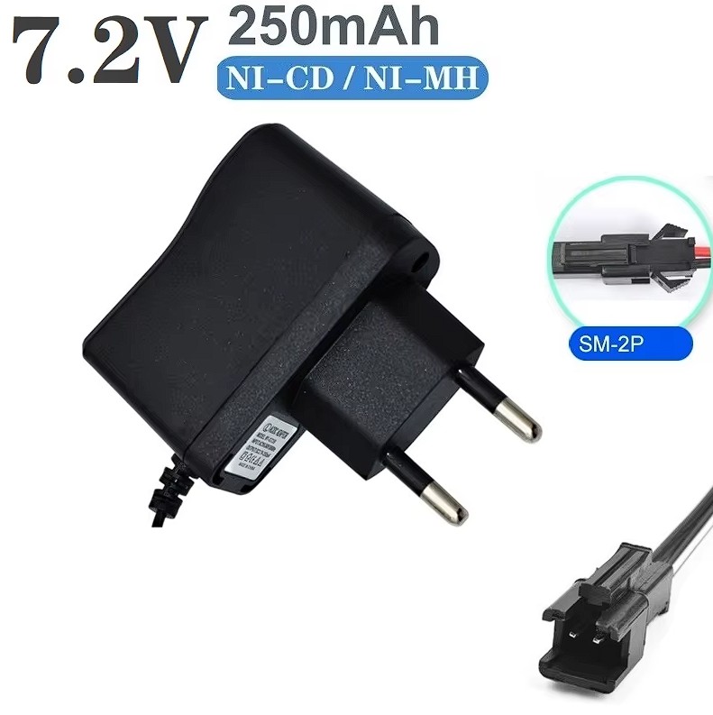 CNB Hobbies -CH-00007 7.2v NiMH Wall Battery Charger with SM-2P Plug (250mAh)