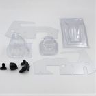 1RC Racing 6001 Body & Driver, Clear, 1/18 Sprint - Clearance