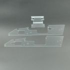 1RC Racing 6072 Chassis Panels & Nose Panel, Clear, 1/18 EDM 3.0