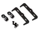 1UP Racing -15511 RC10B7/B7D Aluminum LowPro Battery Mount (Black) (LCG Battery)