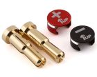 1UP Racing 1UP190433 LowPro Bullet Plug Grips w/4-5mm Bullets (Black/Red)