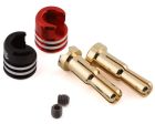 1UP Racing 1UP190437 Heatsink Bullet Plug Grips w/4-5mm Bullets (Black/Red)