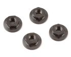 1UP Racing 1UP710001 Pro Duty Titanium 4mm Lockdown Wheel Nuts (Black) (4)