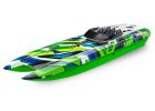 Traxxas 57046-4-GRNR DCB M41 Widebody Brushless 40' Race Boat with TQi Radio System