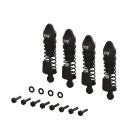 ARRMA -1567 Aluminum Shock Set, 58mm Length, 1000 cSt Oil (Black) (4pcs) - GROM