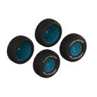 ARRMA -1571 dBoots 'FORTRESS' Tire Set Glued (Blue) (2 Pairs)
