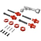 ARRMA -3150 17mm Wheel Hex Conversion for Threaded Axles (+10mm Offset)