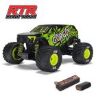 ARRMA 2130T1 1/16 GORGON GROM 4X4 RTR Brushed Monster Truck (Battery & Charger Included), Yellow