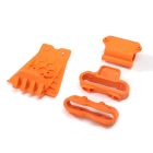 ARRMA 320795 Lower Skid And Bumper Mount Set - Orange