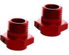 Arrma AR310484 Wheel Hex Aluminum 17mm(16.5mm Thick) Outcast BLX 6S Red (2)