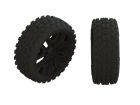 Arrma ARA550088 Dboots '2HO' Tire Set Glued Gun Metal Typhon 3S (2 Pcs)