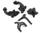 Team Associated 91952 RC10B6 FT Laydown Gearbox and Chassis Braces, Carbon