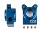 Team Associated 92270 RC10B74.1 Factory Team Rear Hubs, Blue Aluminum