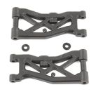 Team Associated 92297 RC10B74 Factory Team Front Suspension Arms, Carbon Fiber