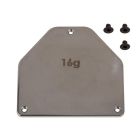 Team Associated 92445 RC10B7 FT Steel Servo Weight Plate, 16g