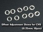 Atomic RC TS-141 Offset Adjustment Shims for CVD (0.25mm, 10pcs)