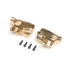 Axial -2200 Portal Knuckles (L/R), Brass (69.5g ea), AF16P: AXP8