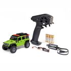Axial -2261T1 1/30 SCX30 Jeep Wrangler JLU 4X4 RTR Brushed Rock Crawler (Battery & Charger Included), Green