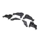 Axial -2996 Shock Towers with Supports, FR/R: SCX10 III HP