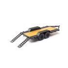Axial 00009 SCX24 Flat Bed Vehicle Trailer with LED Taillights:1/24th