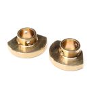 Axial AXI332009 Brass Rear Axle Tube Cap, L/R: PRO