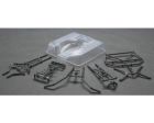Axial AX80046 Roll Cage with Unpainted (Clear) Flat Bed SCX10
