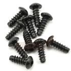 Axial AXA433 M3x6mm Hex Socket Tapping Button Head Black (10pcs)