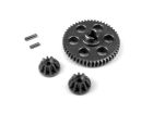 BlackZon 540237 Steel Spur Gear & Differential Pinion Set