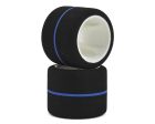 Calandra Racing CLN2232 CRC "Blue Stripe" 1/12 Spec Rear Tire (2) (Blue)