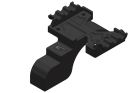 Team Corally 00180-015 Center Differential Plate - Spur Gear Cover - Composite - 1 pc: Dementor, Kronos, Python, Shogun