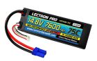 Lectron 4S7600-755 Pro 14.8V 7600mAh 75C Hard Case Lipo Battery with EC5 Connector 