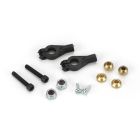 Du-Bro 2141 EZ Adj Ball Links, 4-40 X 5/8, Style C (2)