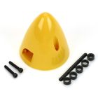 Du-Bro 263 4 Pin Spinner,1-1/2,Yellow