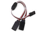 EcoPower -1542 EcoPower Heavy Duty 15cm Universal Servo Y Extension Lead (1 Male/2 Female)