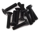 EcoPower -H-2205 3mm "High Strength" Steel Flat Head Screws (10) (3x14mm)