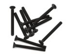 EcoPower -H-2211 3mm "High Strength" Steel Flat Head Screws (10) (3x30mm)