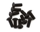 EcoPower -H-3302 4mm "High Strength" Steel Button Head Screws (10) (4x10mm)