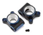 Exotek Racing 2178 Exotek Team Associated RC10B74.2 Aluminum Rear Hub Set (Black/Blue) (2)