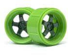 HPI 112817 Green Work Meister S1 Wheel for the Micro RS4 4 Pieces