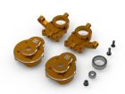 HPI Racing 161160 Aluminum Portal Steering Spindle Set (Orange), for Venture18
