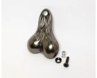 Hot Racing Monster Truck Black Chrome 3D Truck Dangler Balls (Truck Nuts) by Hot Racing ACC6901