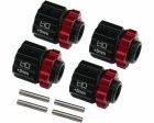Hot Racing AON117X5 ALUMINUM 17MM HEX HUBS 5MM OFFSET ARRMA 1/8 4X4