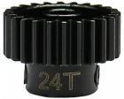 Hot Racing CSG24M05 24T 0.5 Mod Hardened Steel Pinion Gear 1/8 Bore