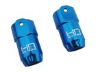 Hot Racing ETE2206 Blue Aluminum Rear Axle Lock-Out (2) for ECX Temper