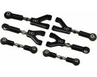 Hot Racing GRM547NC01 6061 Adjustable Camber Steering Link Set